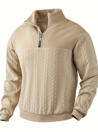 Benoît ™ | Vintage Zip-Up Jumper with Elegant Design