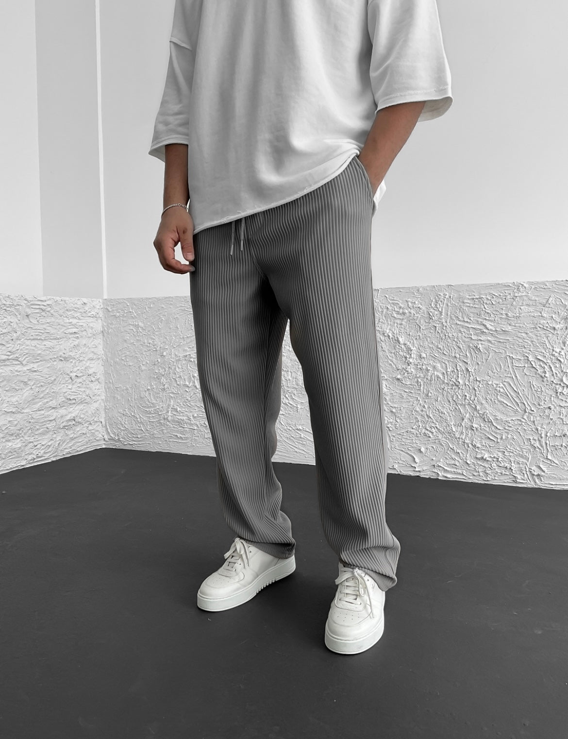 Sami™ - Comfortable Ribbed Spandex Trousers
