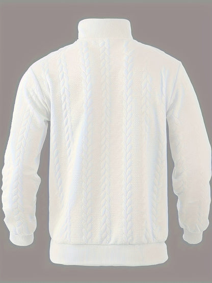 Benoît ™ | Vintage Zip-Up Jumper with Elegant Design